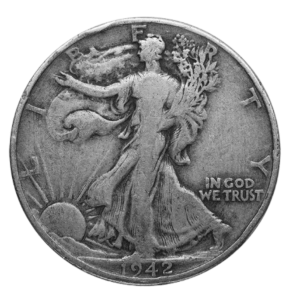 $1 Face Value 90% Walking Liberty Half Dollars – Avg Circulated